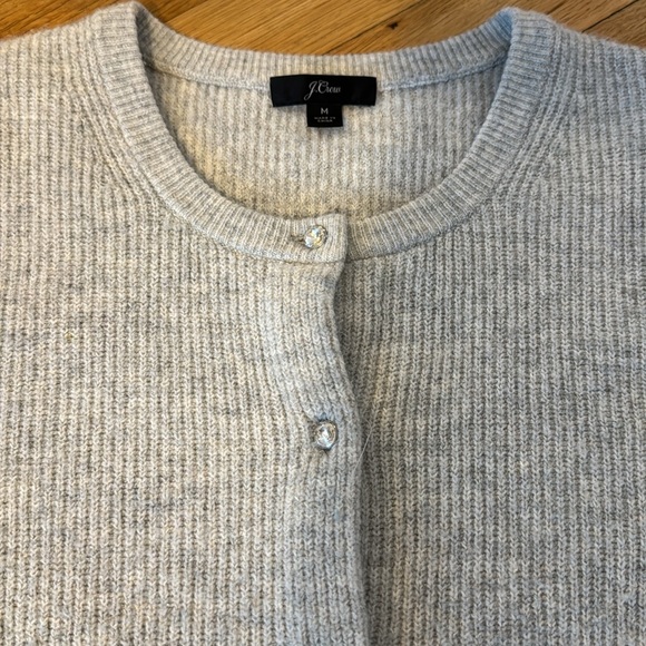 Jewel Button Super Soft JCrew cardigan - Picture 3 of 4